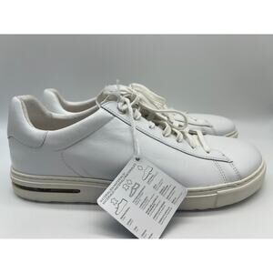 Birkenstock Bend Low White Leather Shoes Size Men's 11 NEW